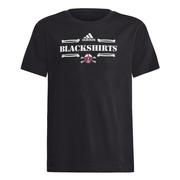  Nebraska Adidas Youth Blackshirts Fresh Tee