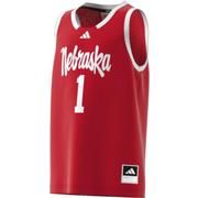  Nebraska Adidas Youth Swingman Basketball Jersey