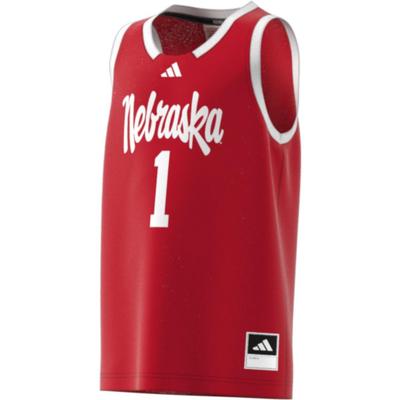 Nebraska Adidas YOUTH Swingman Basketball Jersey