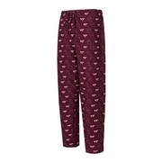  Virginia Tech Concepts Sport Men's Record All Over Jersey Pants