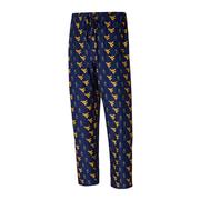  West Virginia Concepts Sport Men's Record All Over Jersey Pants