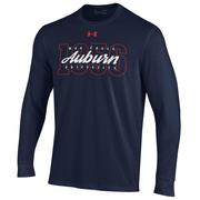  Auburn Under Armour Performance Cotton Long Sleeve Tee