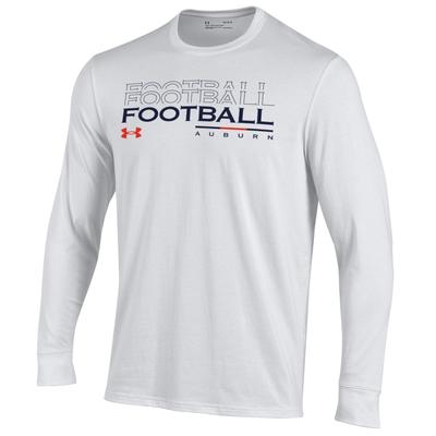 Auburn Under Armour Performance Cotton Long Sleeve Tee