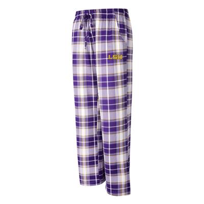 LSU Concepts Sport Women's Ashford Plaid Pants