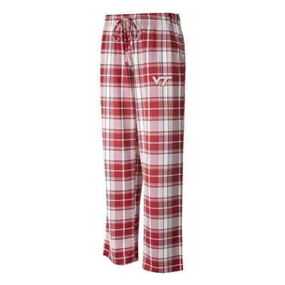 Virginia Tech Concepts Sport Women's Ashford Plaid Pants