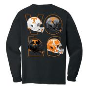  Tennessee Multi Helmets Comfort Colors Long Sleeve Tee