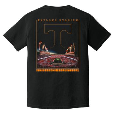 Tennessee Neyland Stadium at Night Comfort Colors Tee