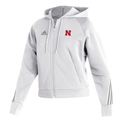 Nebraska Adidas Women's Fashion Full Zip Jacket