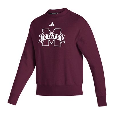 Mississippi State Adidas Women's Premium Vintage Crew Sweatshirt