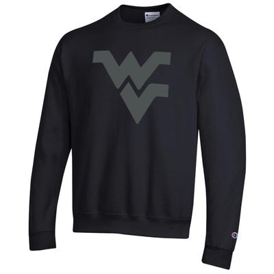 West Virginia Champion Tonal Giant Logo Crew