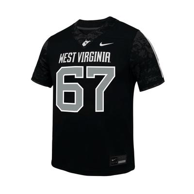 West Virginia Nike YOUTH Alt Replica #67 Jersey