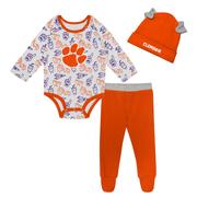  Clemson Gen2 Newborn Gameday 3- Piece Set