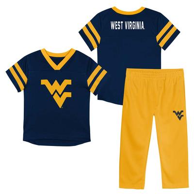 West Virginia Gen2 Infant Red Zone Jersey Pant Set