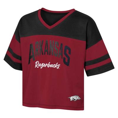 Arkansas Gen2 Kids Glitter Fashion Jersey Tee