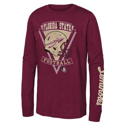 Florida State Gen2 YOUTH Helmet Culture Long Sleeve Tee