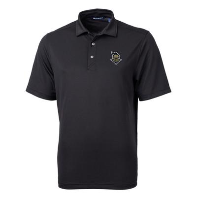 UCF Cutter and Buck Knight Virtue Eco Pique Polo BLACK