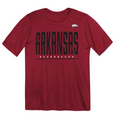 Arkansas Gen2 Kids Poly Dri-Tek Tee