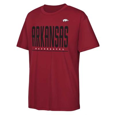 Arkansas Gen2 YOUTH Poly Dri-Tek Tee