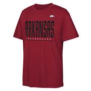  Arkansas Gen2 Youth Poly Dri- Tek Tee