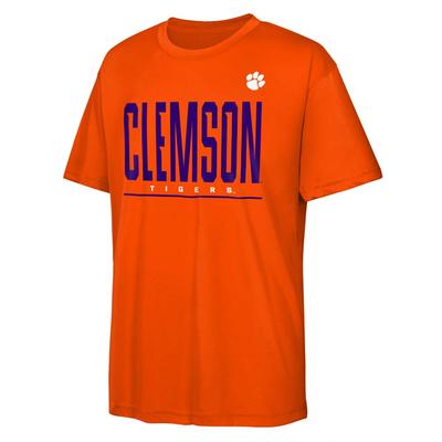 Clemson Gen2 YOUTH Poly Dri-Tek Tee