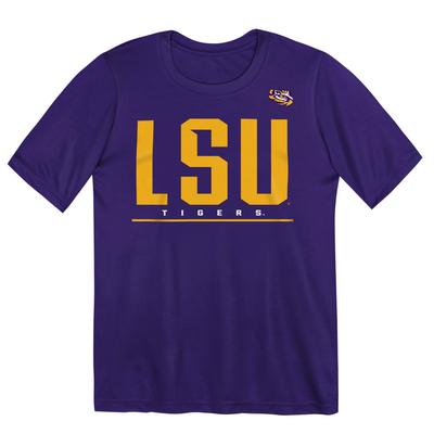 LSU Gen2 Kids Poly Dri-Tek Tee