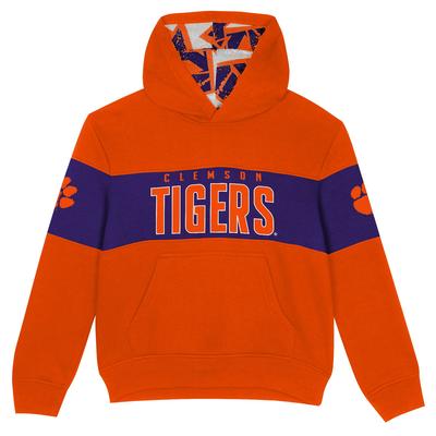 Clemson Gen2 Kids Red Zone Pullover Hoodie