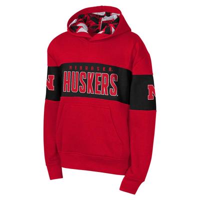 Nebraska Gen2 YOUTH Red Zone Pullover Hoodie