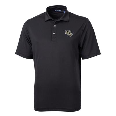 UCF Cutter and Buck Virtue Eco Pique Polo BLACK