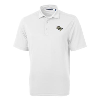 UCF Cutter and Buck Virtue Eco Pique Polo WHITE