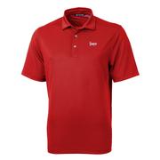  Nebraska Cutter And Buck Huskers Script Virtue Eco Pique Polo