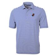  Florida Cutter And Buck Vault Albert Striped Virtue Eco Pique Polo