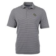  Ucf Cutter And Buck Striped Virtue Eco Pique Polo