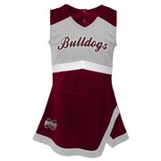  Mississippi State Toddler Cheerleader 2- Piece Dress Set