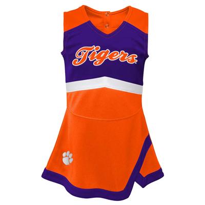 Clemson Kids Cheerleader 2-Piece Dress Set