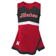  Nebraska Youth Cheerleader Jumper Dress