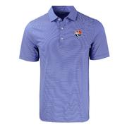  Florida Cutter & Buck Vault Circle Forge Double Stripe Polo