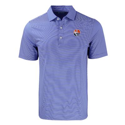 Florida Cutter & Buck Vault Circle Forge Double Stripe Polo