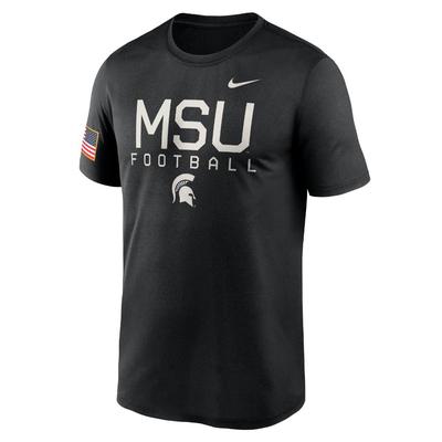 Michigan State Nike Military Dri-Fit Legend Tee