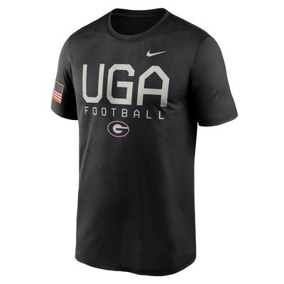 Georgia Nike Military Dri-Fit Legend Tee