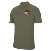  Virginia Tech Nike Military Dri- Fit Tour Polo