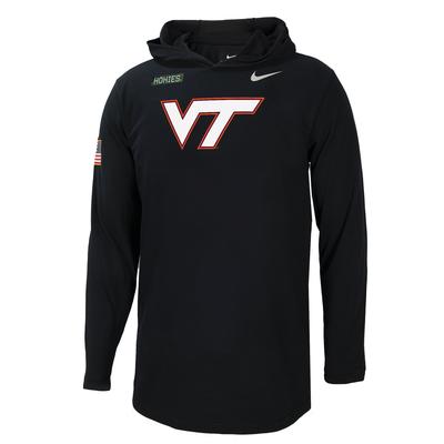 Virginia Tech Nike Military Dri-Fit Hoody Top