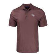  Mississippi State Cutter & Buck Interlock Geo Print Polo