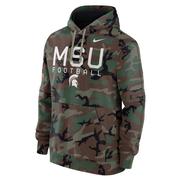  Michigan State Nike Military Club Fleece Hoodie