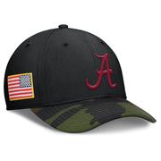  Alabama Nike Military Dri- Fit Rise Swooshflex Cap