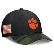  Clemson Nike Military Dri- Fit Rise Swooshflex Cap