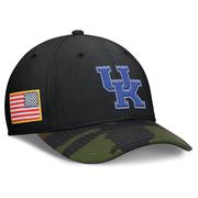  Kentucky Nike Military Dri- Fit Rise Swooshflex Cap