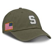  Michigan State Nike Military Club Unstructured Tri- Glide Cap