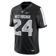  West Virginia Nike # 24 Built On Bravery Jersey