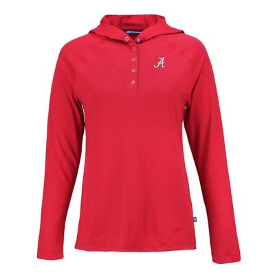 Alabama Cutter & Buck Women's Coastline Epic Comfort Hoodie