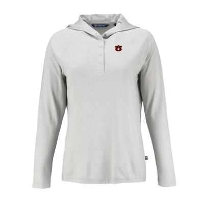 Auburn Cutter & Buck Women's Coastline Epic Comfort Hoodie